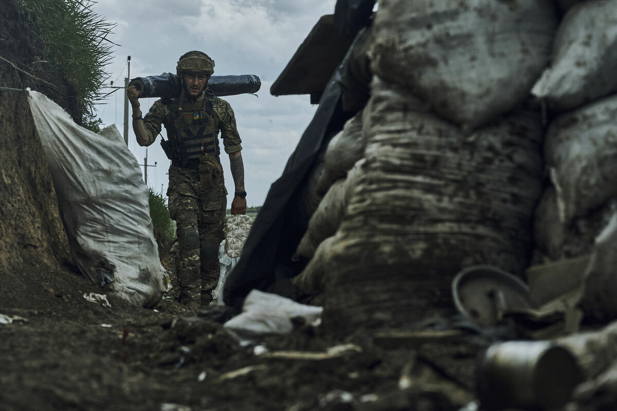 Ukrainas karavīrs. Foto: AP/Scanpix