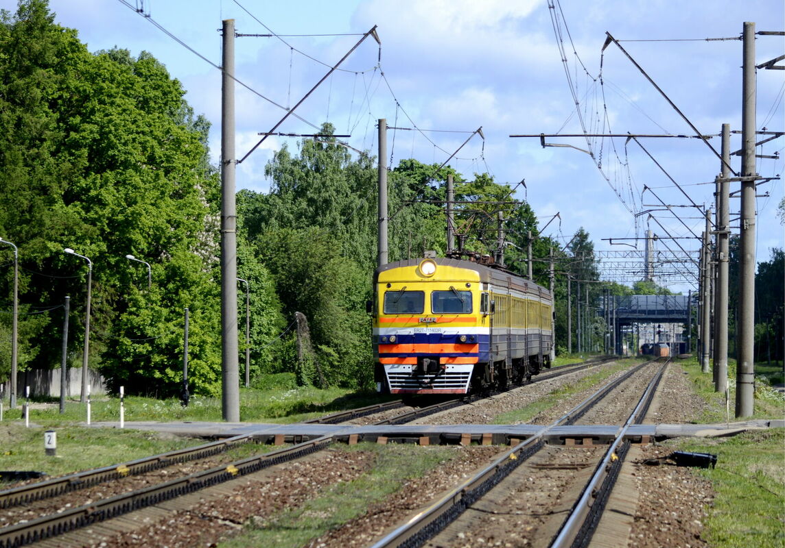 Vilciens. Foto: Patrīcija Eglīte/LETA