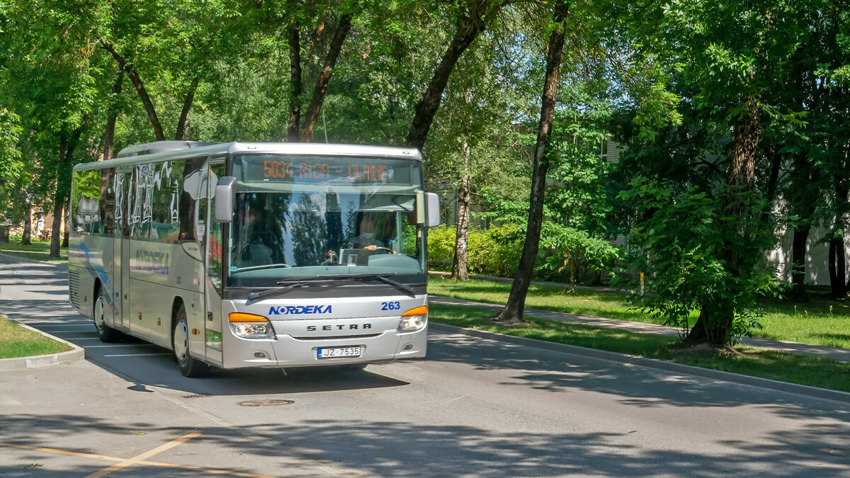 Reģionālais autobuss "Rīga-Olaine". Foto: www.olaine.lv