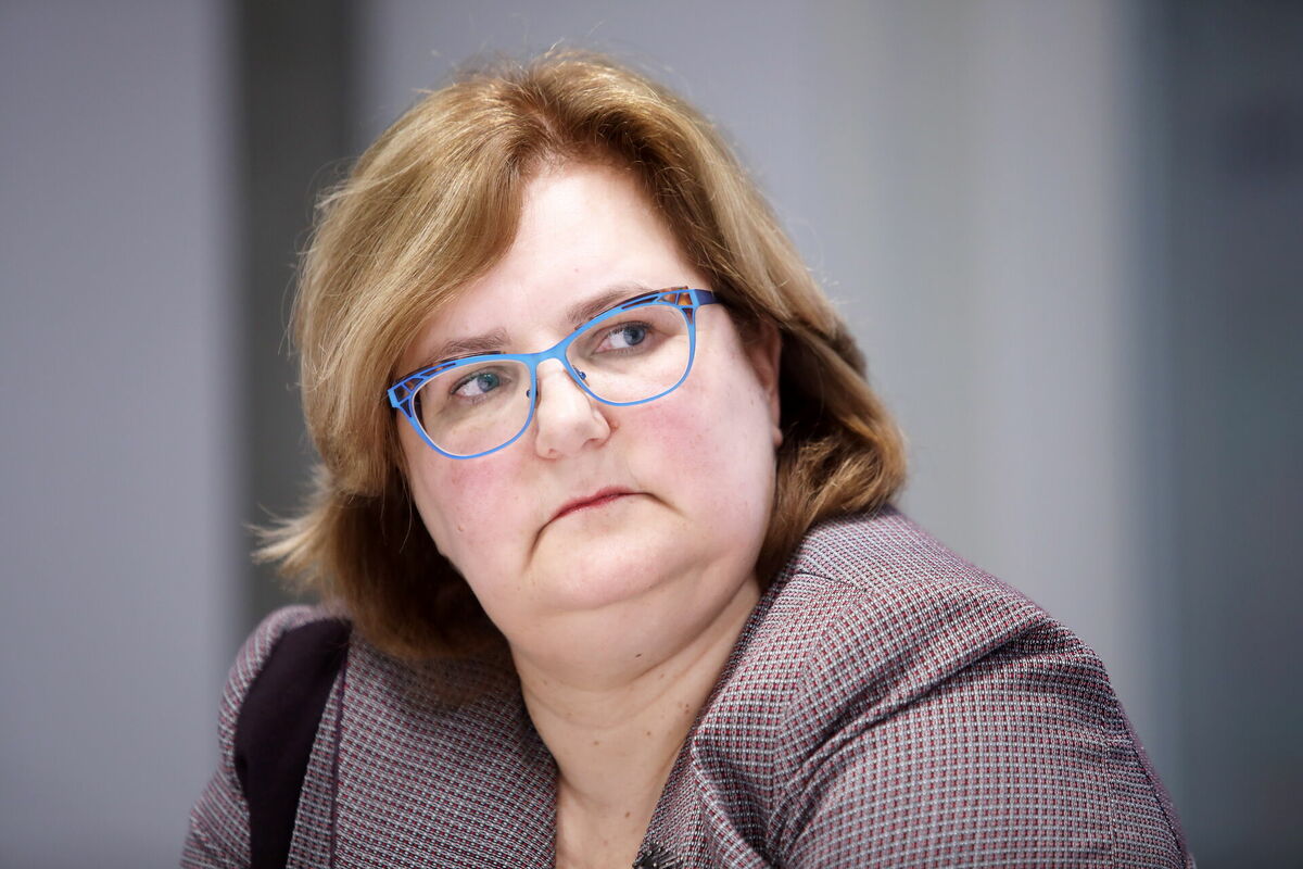 Finanšu ministrijas Ēnu ekonomikas ierobežošanas koordinācijas departamenta direktore Dace Pelēkā. Foto: Ieva Leiniša/LETA