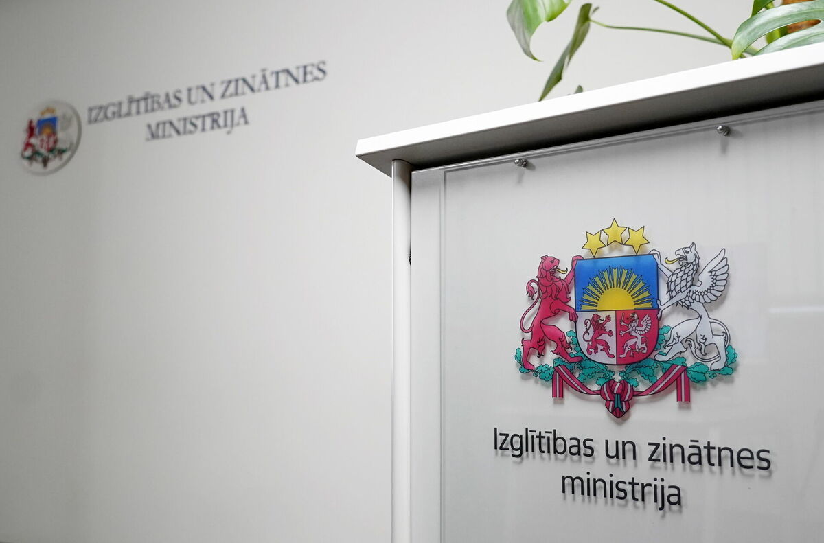 Izglītības un zinātnes ministrijas telpas. Foto: Paula Čurkste/LETA
