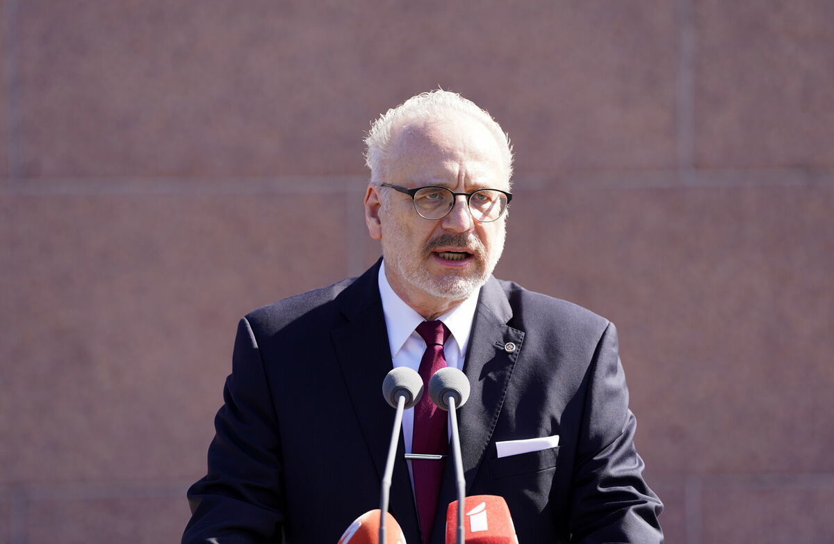 Latvijas valsts prezidents Egils Levits. Foto: Paula Čurkste/LETA