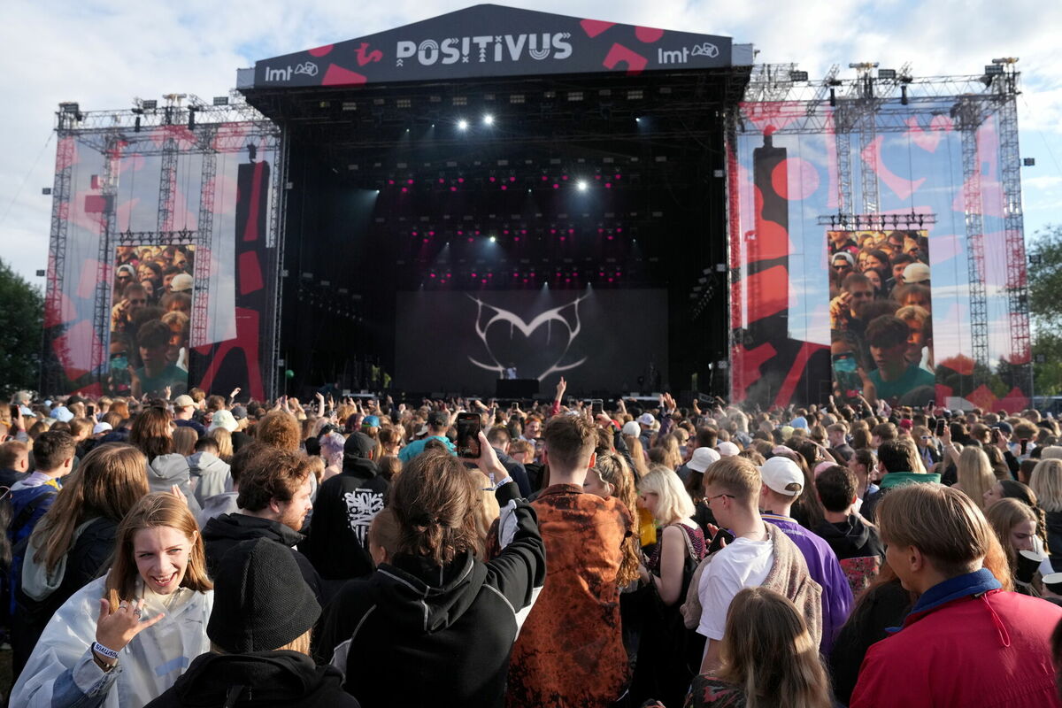 Festivāls "Positivus" Lucavsalā. Foto: Edijs Pālens/LETA