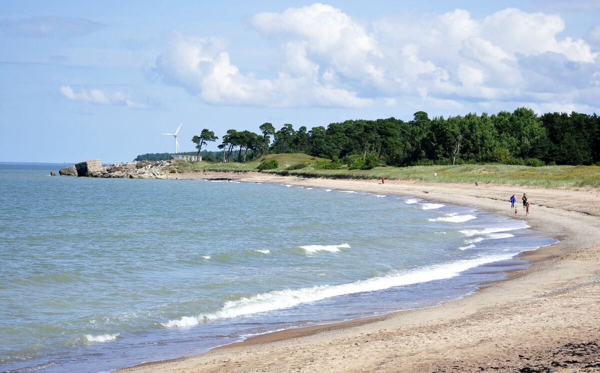 Jūra pie Liepājas. Foto: Ivars Soikāns/LETA