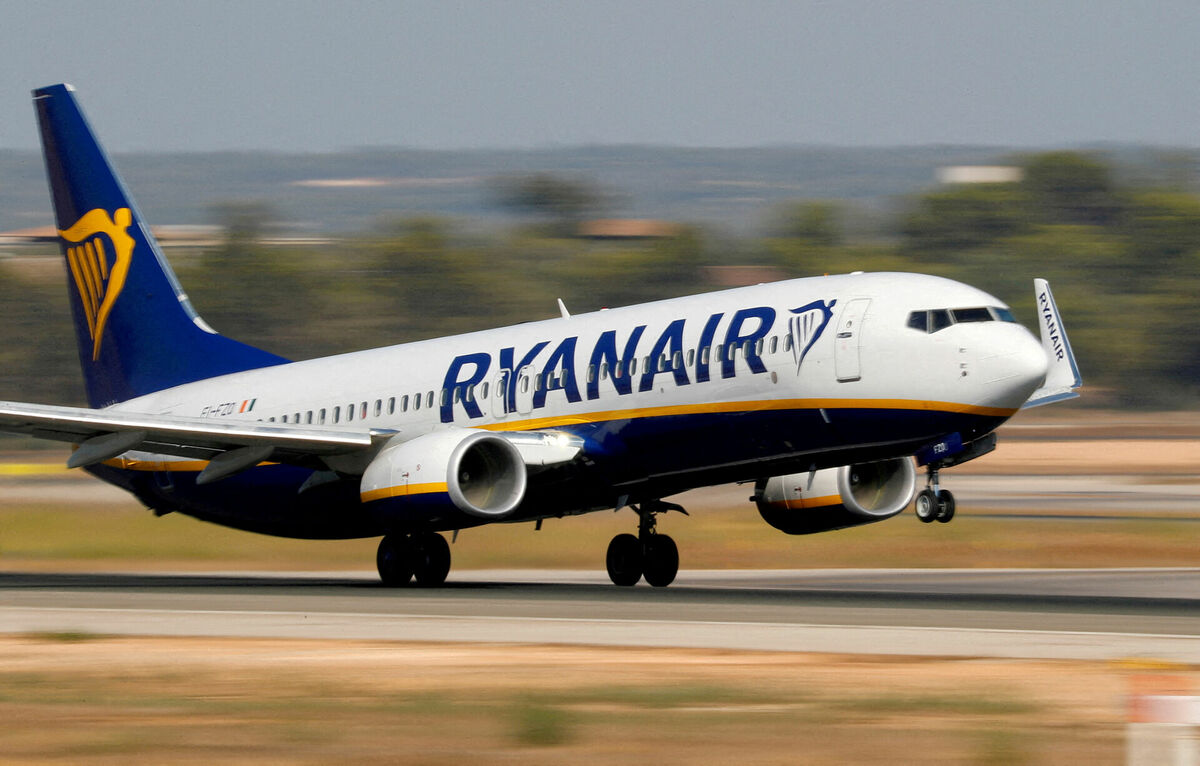 Aviokompānijas "Ryanair" lidmašīna. Foto: Reuters/Scanpix