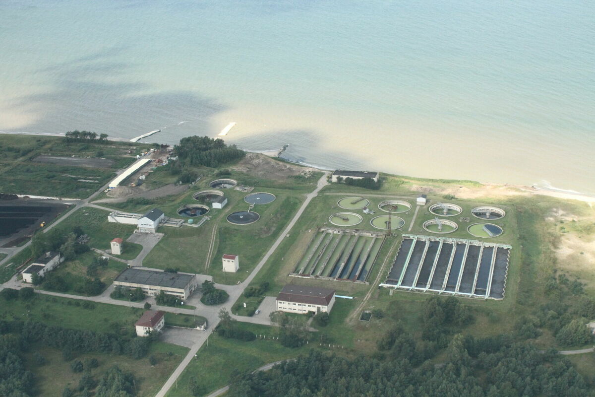 Liepājas notekūdeņu attīrīšanas iekārtu teritorija. Foto: Liepājas pašvaldība
