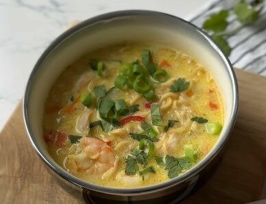 Kokospiena zupa. Foto: ms.svece/Instagram