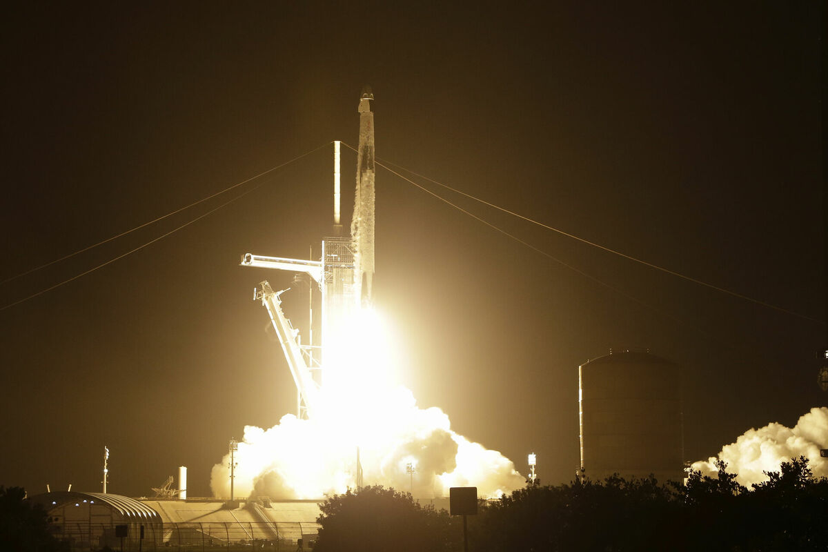 “SpaceX” kosmosa kuģis “Dragon”. Foto: AP Photo/Terry Renna