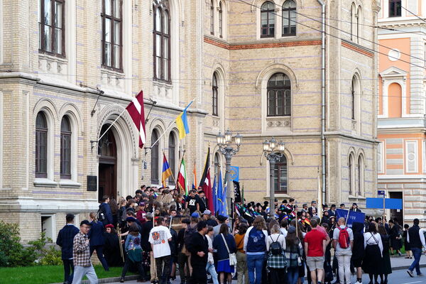 Latvijas Universitātes studentu svētki “Aristotelis”. Foto: Ieva Leiniša/LETA