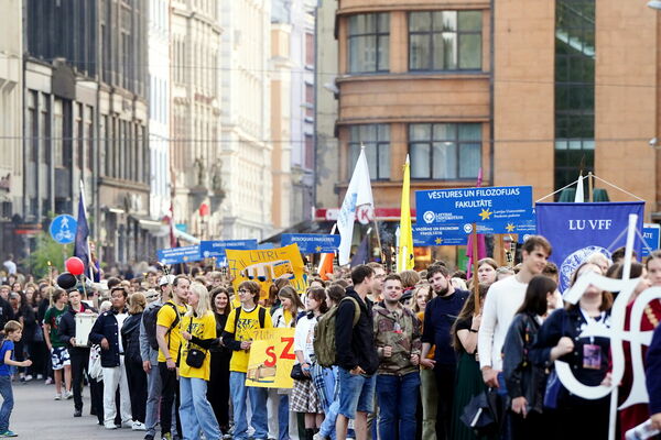 Latvijas Universitātes studentu svētki “Aristotelis”. Foto: Ieva Leiniša/LETA
