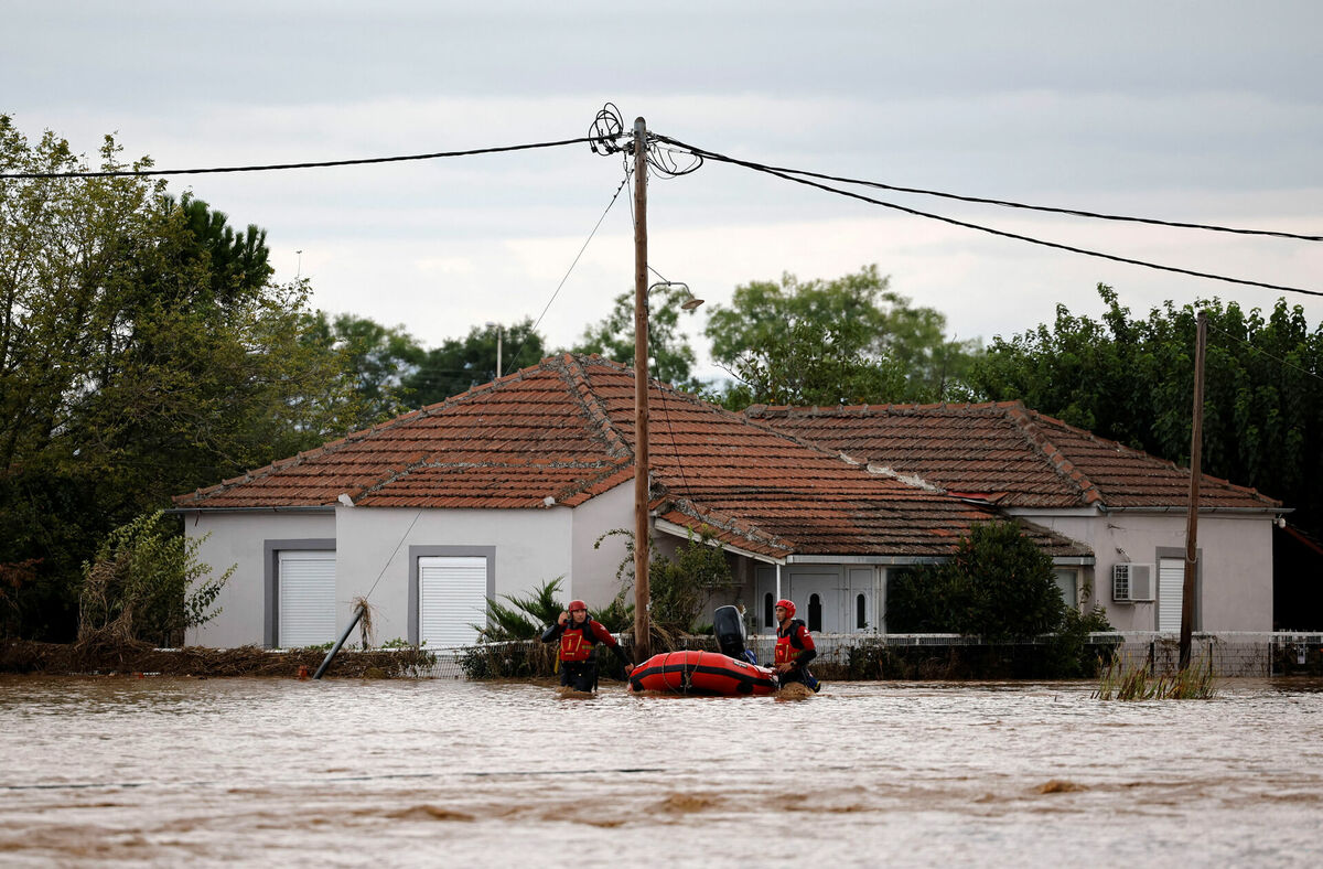 Plūdi Grieķijā. Foto: REUTERS/Louisa Gouliamaki