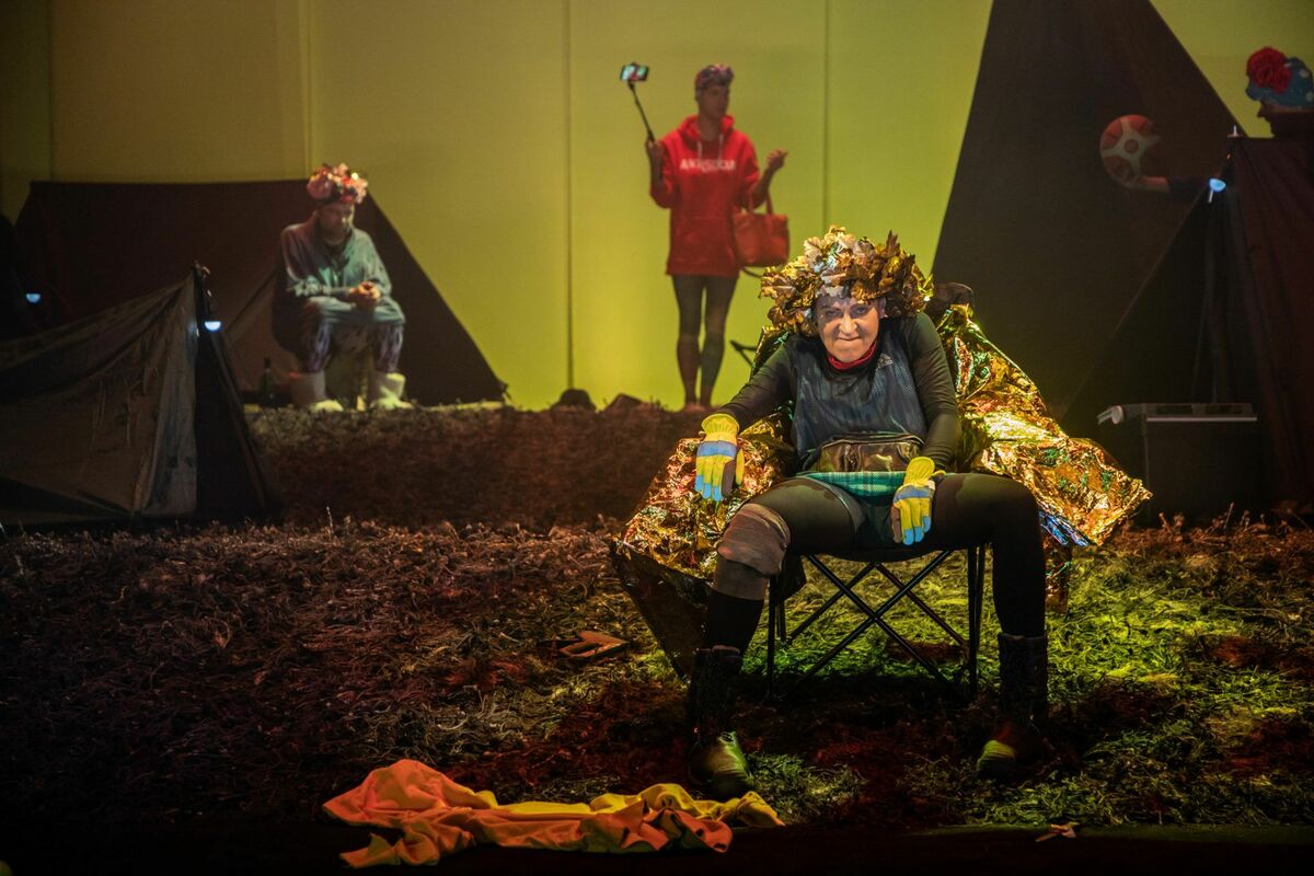 Elmāra Seņkova izrāde “Šekspīrs”. Foto: Liepājas teātris