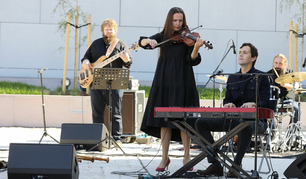 Grupa "Raxtu Raxti". Foto: Evija Trifanova/LETA