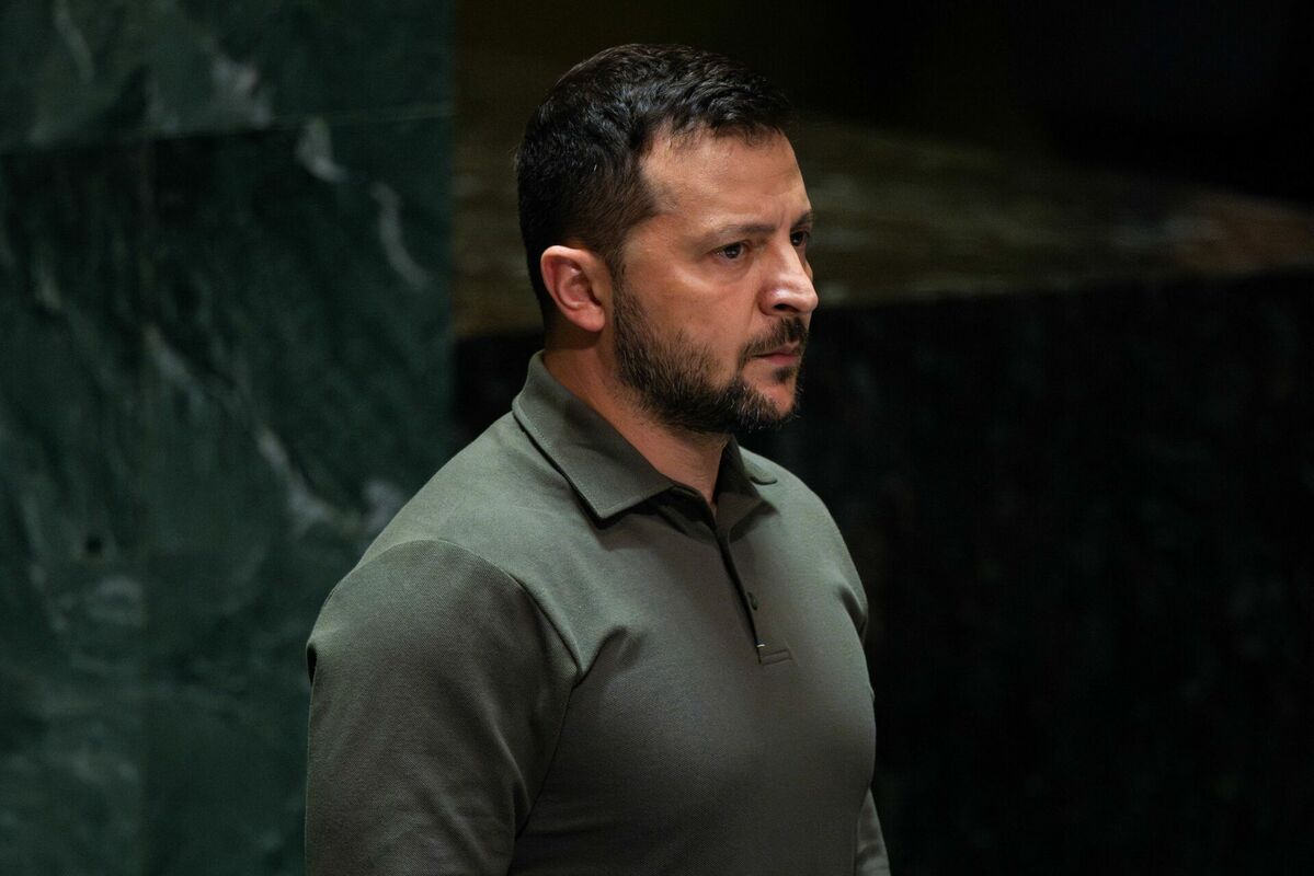 Ukrainas prezidents Volodimirs Zelenskis. Foto: Adam Gray/Getty Images/AFP