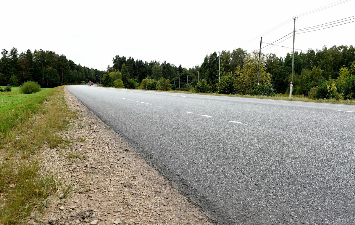 Šoseja. Foto: Zane Bitere/LETA