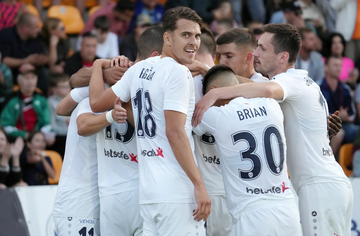 "Riga" futbolisti. Foto: Paula Čurkste/LETA