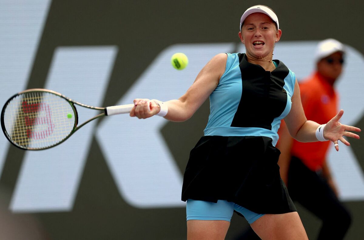 Aļona Ostapenko. Foto: ULISES RUIZ / AFP