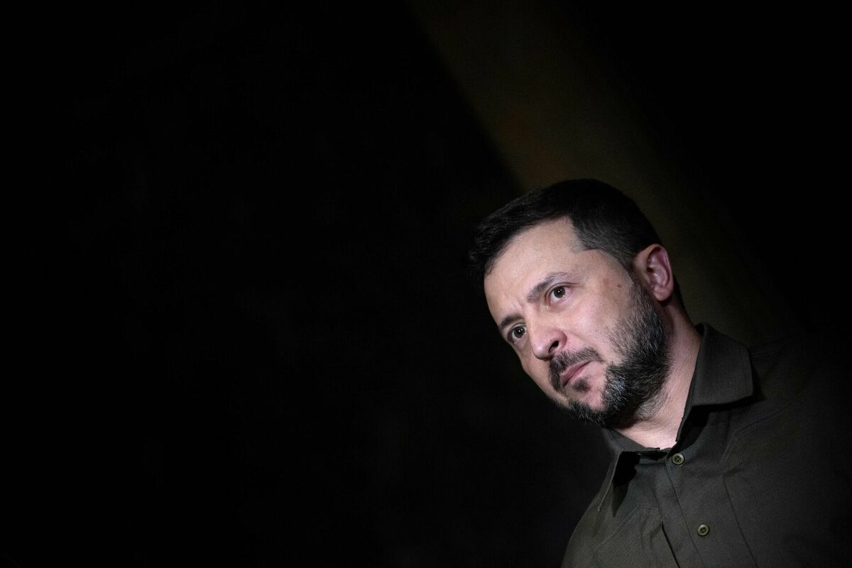 Volodimirs Zelenskis. Foto: Brendan Smialowski / AFP