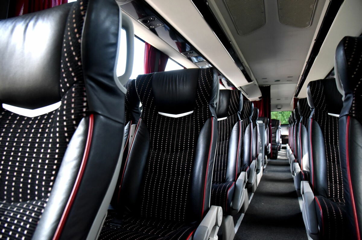 "Lux Express" autobuss. Foto: Zane Bitere/LETA