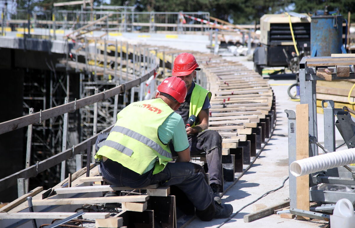 Būvniecība, Foto: LETA © Paula Čurkste