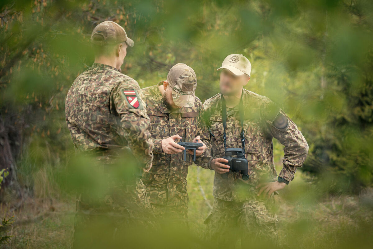 Zemessardzes mācības. Foto: srž. Ēriks Kukutis, Aizsardzības ministrija