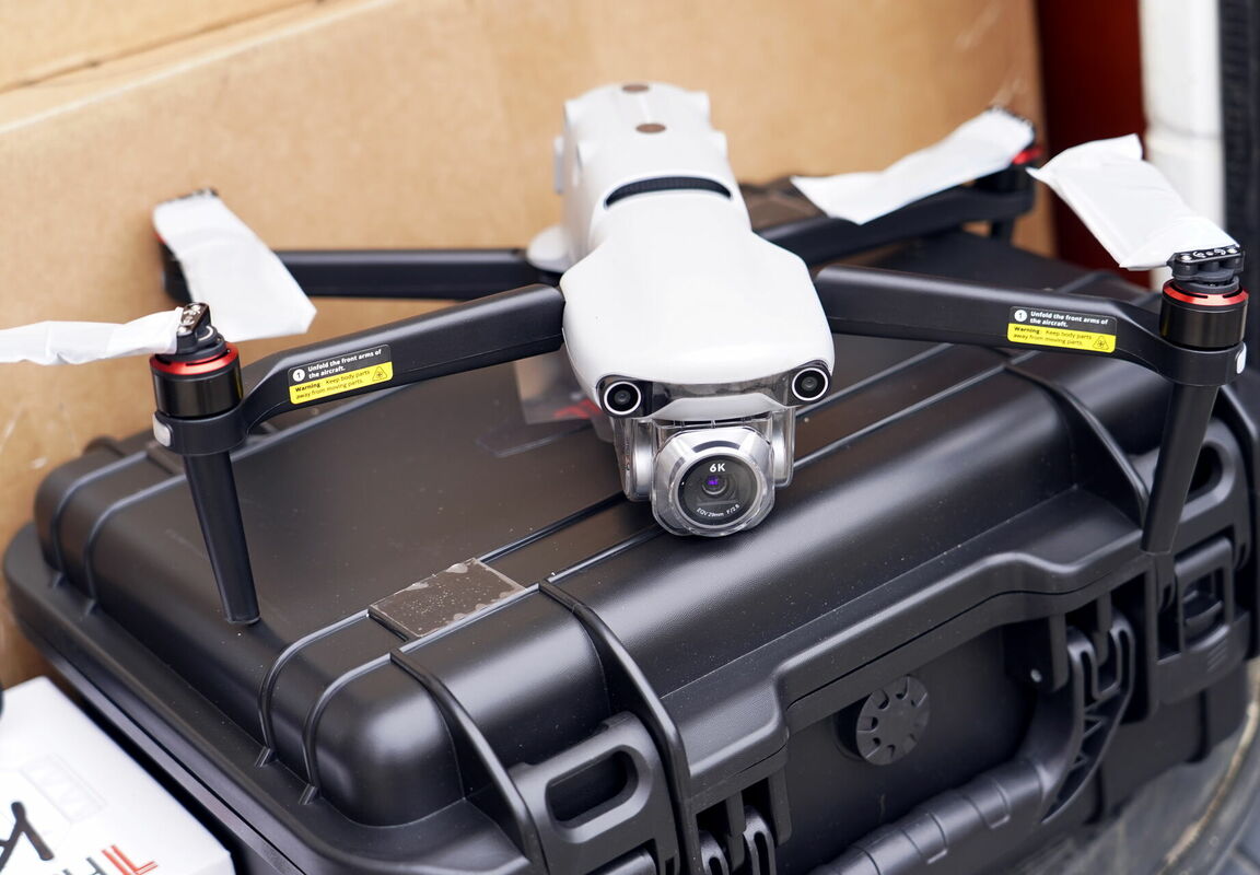 Drons. Foto: Zane Bitere/LETA