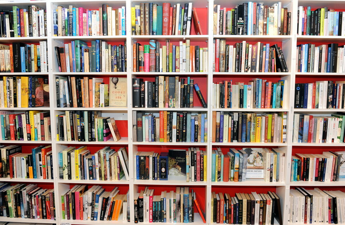 Grāmatu plaukts. Foto: Edijs Pālens/LETA