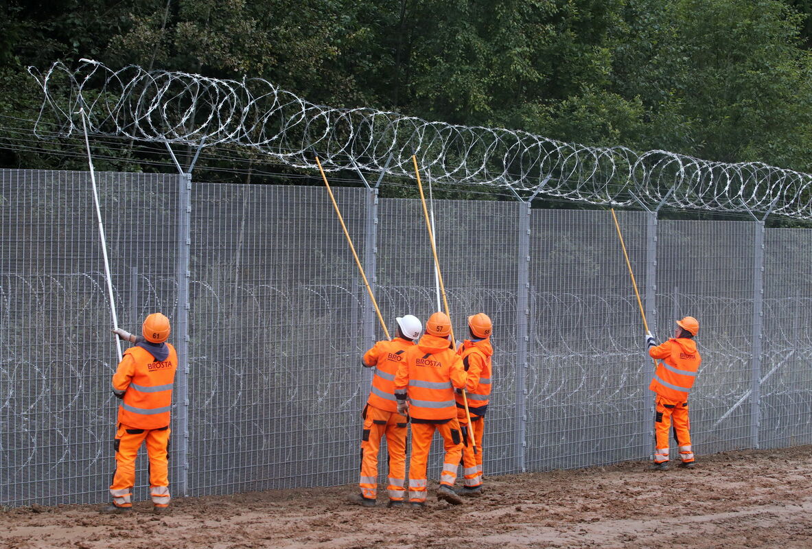 Latvijas - Baltkrievijas robeža. Foto: Paula Čurkste/LETA