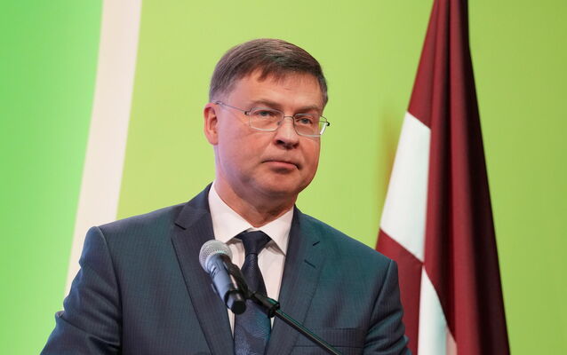 iropas Komisijas priekšsēdētājas izpildvietnieks Valdis Dombrovskis Foto: LETA