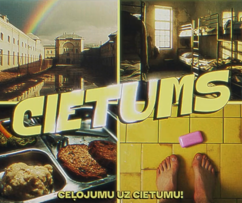 Foto: Ekrānuzņēmums no CSDD kampaņas “Laimē ceļojumu uz cietumu VAI ievēro ātrumu” reklāmas rullīša