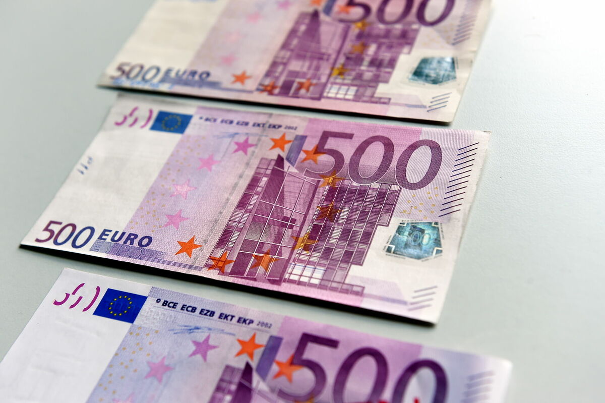 Eiro banknotes. Foto: Ieva Čīka/LETA