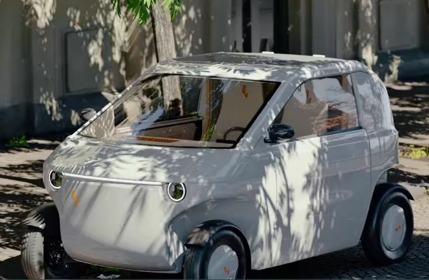 Luvly O: The Folding Electric Car Inspired by IKEA – Lightweight, Affordable, and Efficient