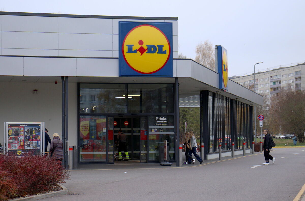 "Lidl" Imantā. Foto: Lauma Vītola/LETA