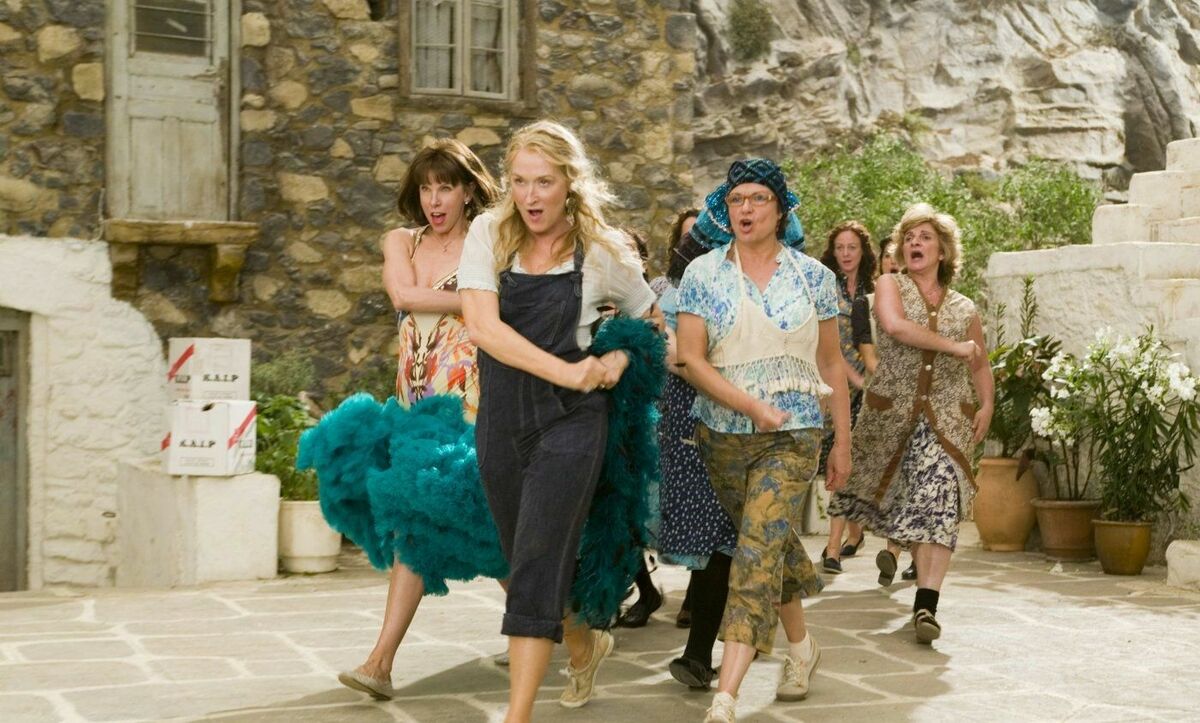 Kads no 2008. gada filmas "Mamma Mia!". Foto: Universal Studios. / Ronald Gran