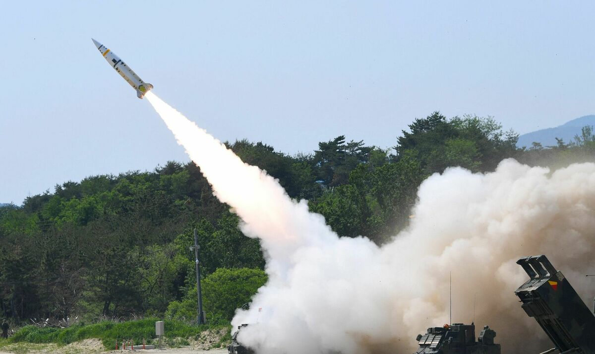 ATACMS raķete. Foto: South Korean Defence Ministry