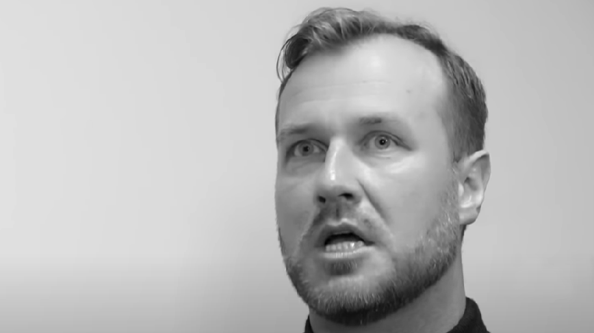 Ernests Rieksts. Foto: Ekrānšāviņš no "Youtube"