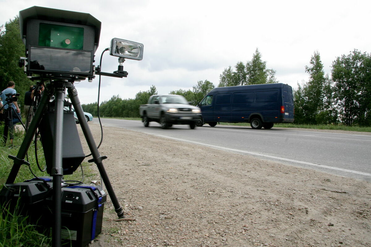 Fotoradars. Foto: Evija Trifanova/LETA