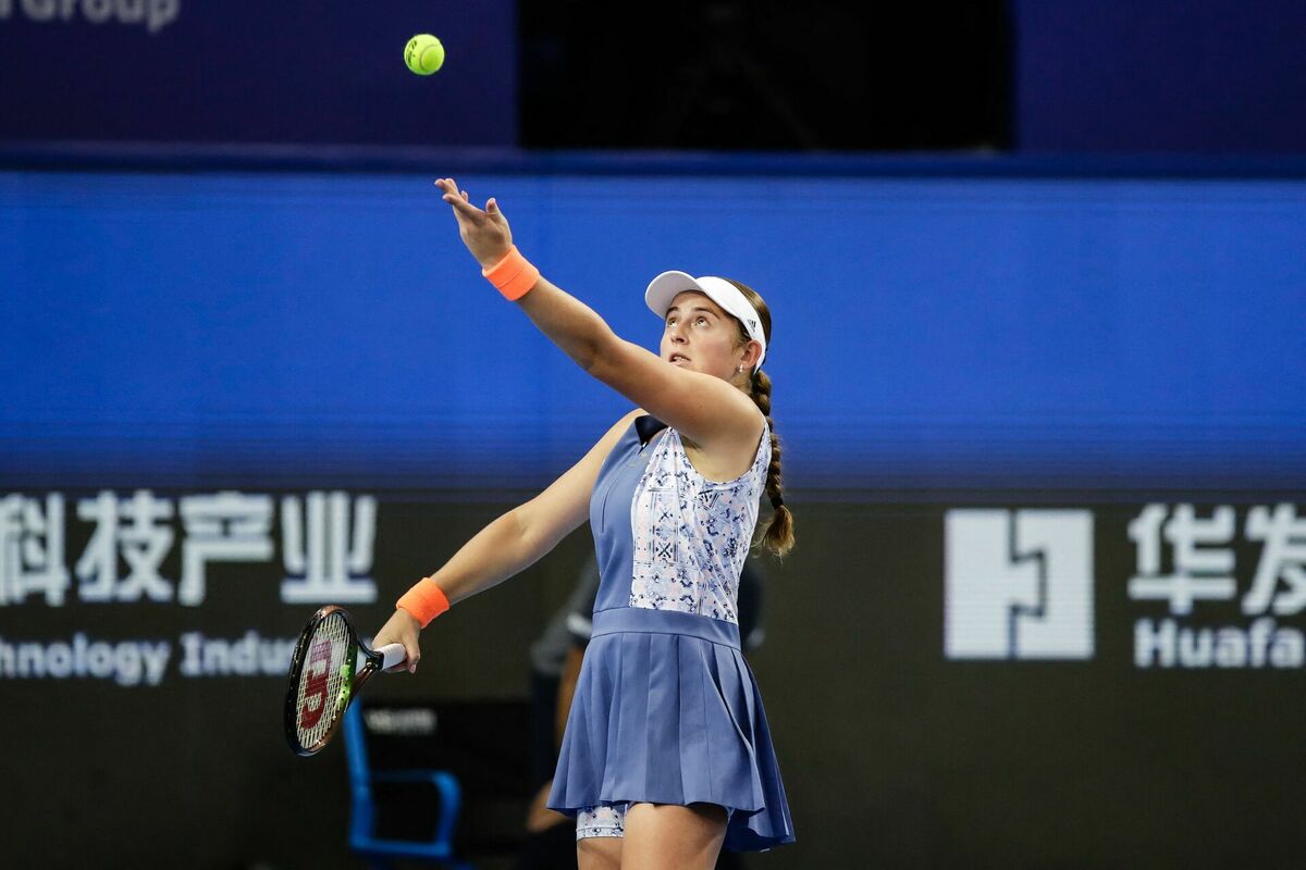 Latvijas tenisiste Aļona Ostapenko. Foto: AFP/Scanpix