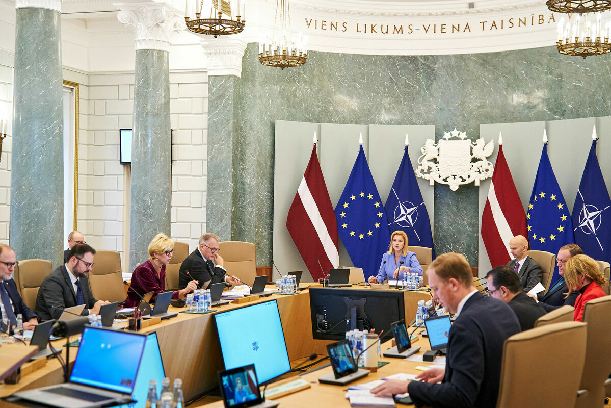 Ministru kabineta sēde. Foto: Foto: Gatis Rozenfelds, Valsts kanceleja