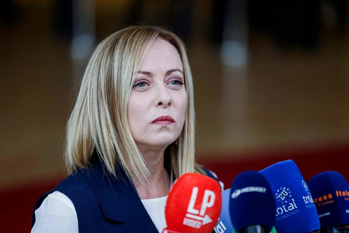 Itālijas premjerministre Džordža Meloni. Foto: Ludovic MARIN / AFP