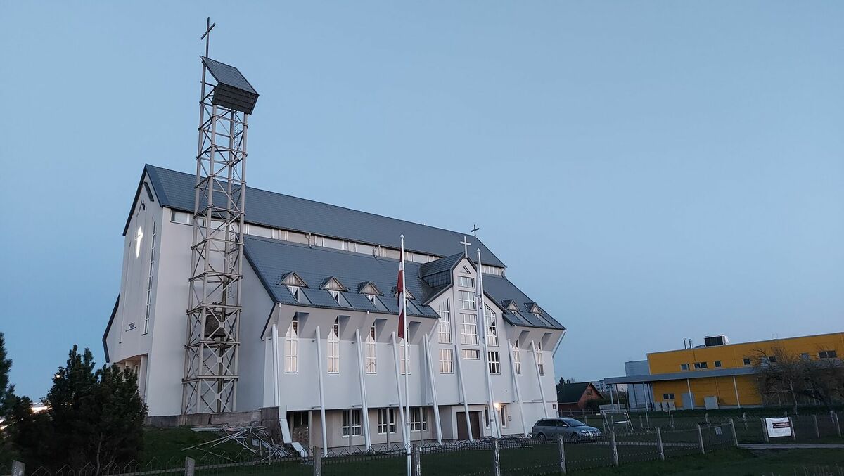 Baznīca Salaspilī Foto: Salaspils Romas katoļu draudze