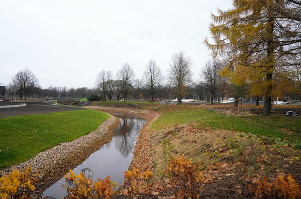 Uzvaras parks Rīgā. Foto: Zane Bitere/LETA