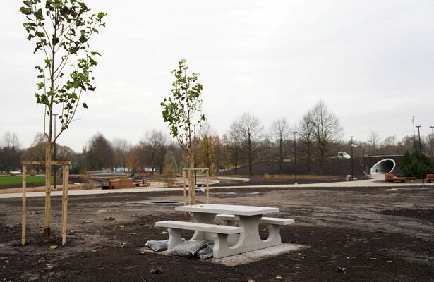 Uzvaras parks Rīgā. Foto: Zane Bitere/LETA