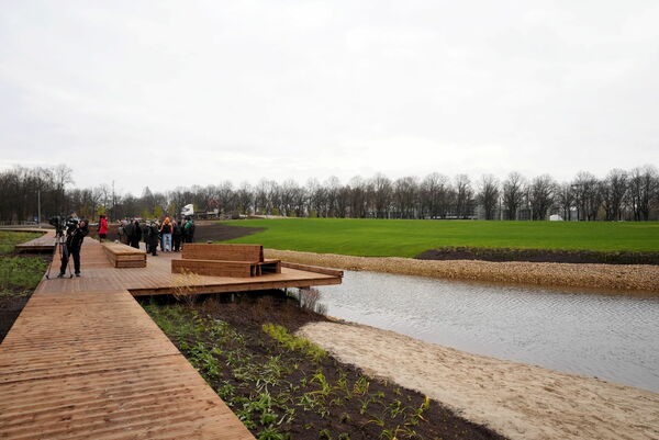 Uzvaras parks Rīgā. Foto: Zane Bitere/LETA