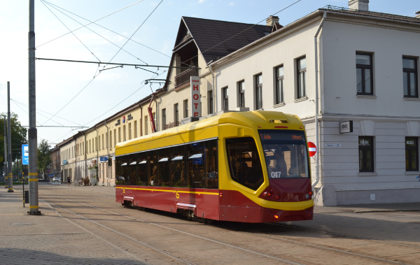 Tramvajs Daugavpilī. Foto: Daugavpils satiksme