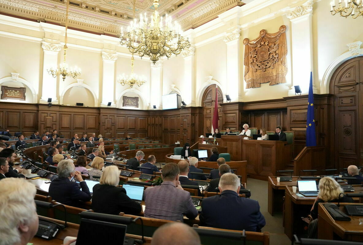 Saeima. Foto: Evija Trifanova/LETA