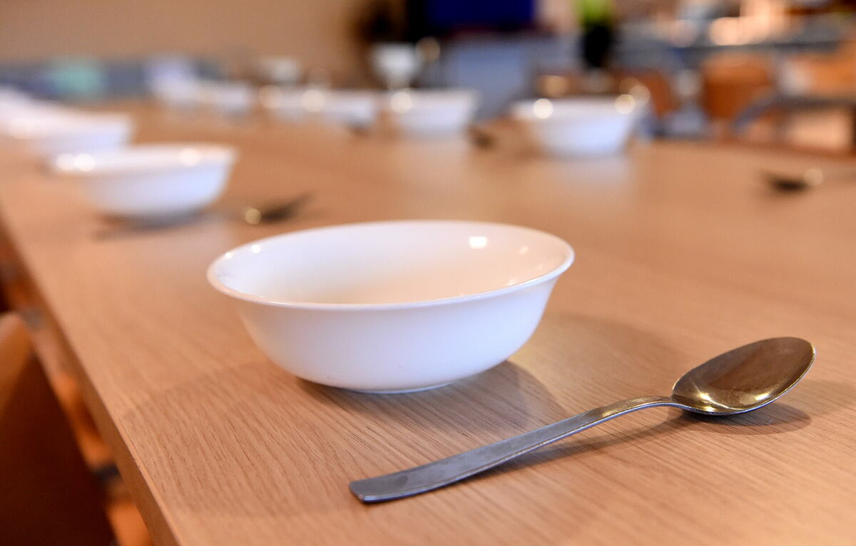 Skolas ēdnīca. Foto: Ieva Makare/LETA