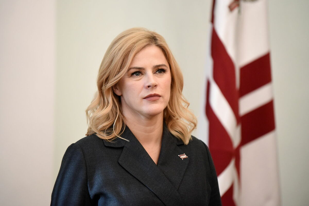 Ministru prezidente Evika Siliņa. Foto: Zane Bitere/LETA