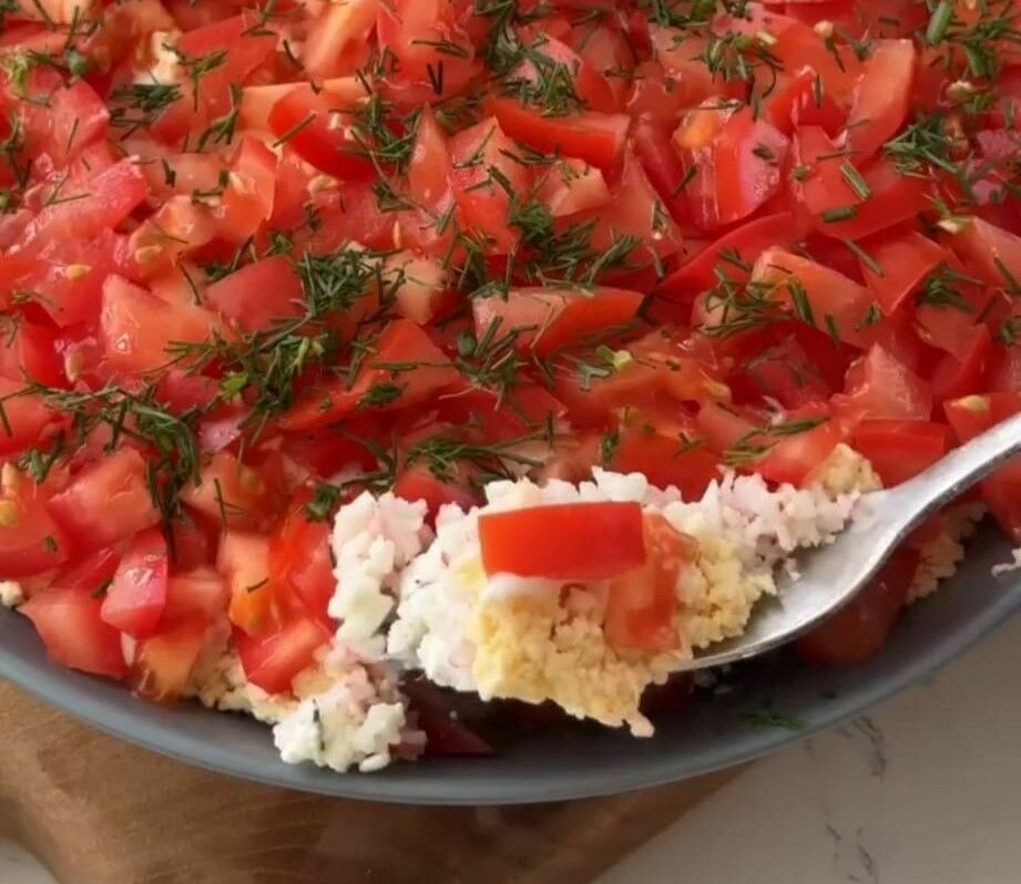 Kārtainie salāti. Foto: ms.svece/Instagram