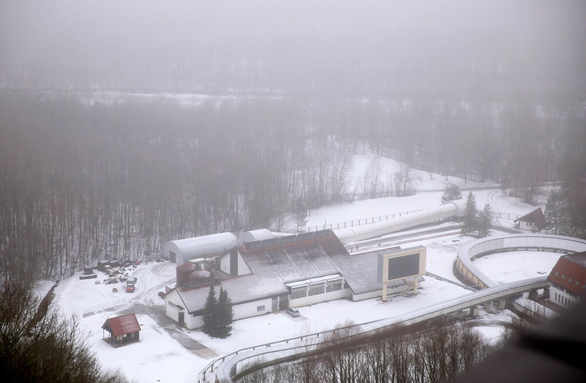 Siguldas bobsleja un kamaniņu trase. Foto: Paula Čurkste/LETA